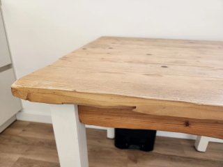 Mesa rústica madera pino maciza