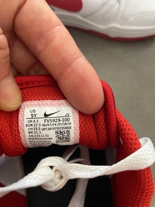 Nike Bianche e Rosse basket force
