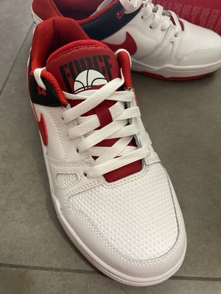 Nike Bianche e Rosse basket force