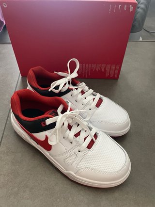 Nike Bianche e Rosse basket force