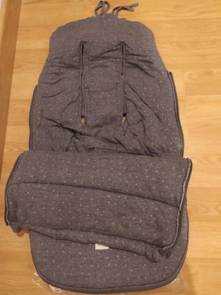 Saco para silla de bebé gris walking mum