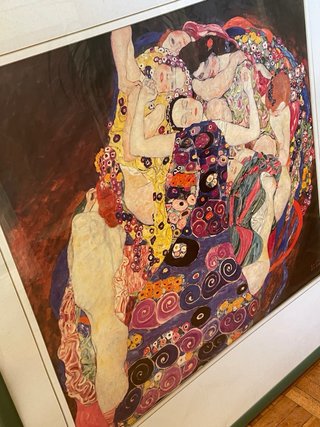 Cuadro La Virgen de Klimt con marco
