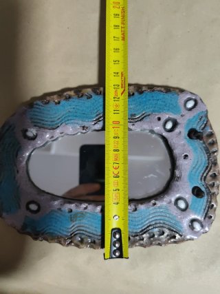 Lote 3 Specchi in Ceramica Artigianale Gres Decorazione