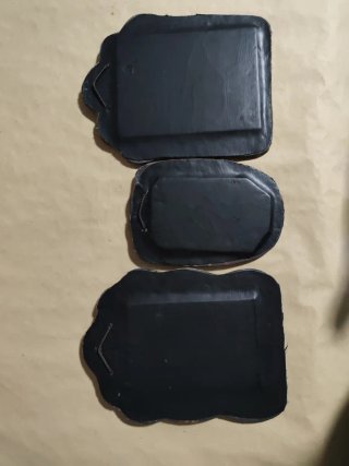 Lote 3 Specchi in Ceramica Artigianale Gres Decorazione