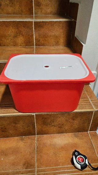 6 Cajas de almacenaje con tapas