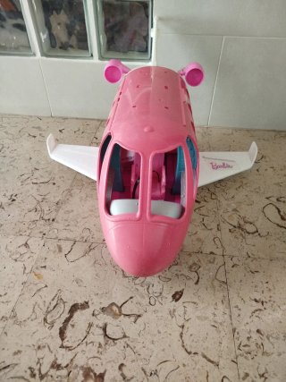 Avión de Juguete Barbie Rosa y ambulancia de barbi