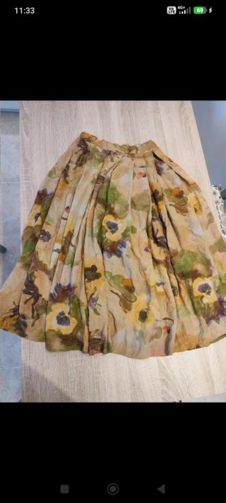 Gonna vintage floreale