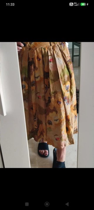Gonna vintage floreale
