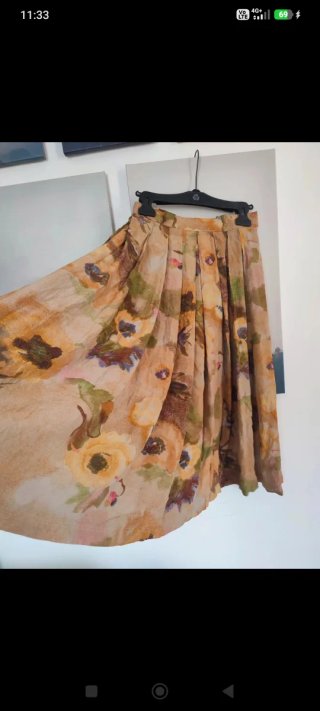 Gonna vintage floreale