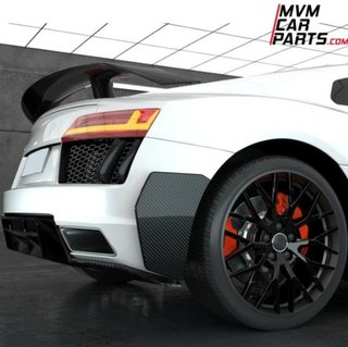Aleron spoiler trasero en fibra de Carbono Audi R8