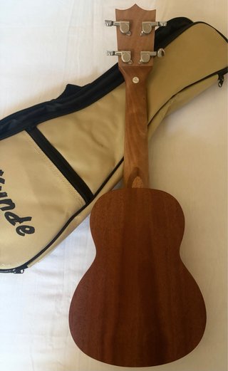 Ukelele Kunde Sun 21 con funda
