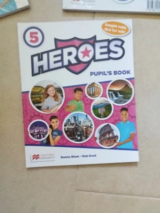 NUEVOS Libros 5 inglés. Heroes 5