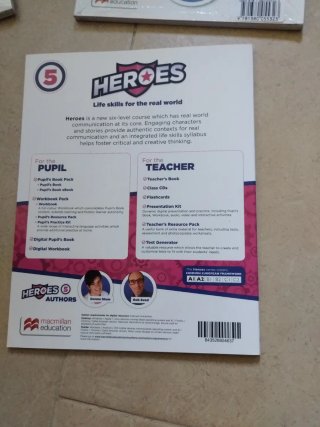 NUEVOS Libros 5 inglés. Heroes 5