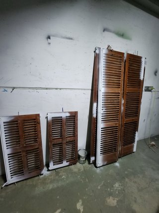 Restauración y pintura persianas mallorquinas