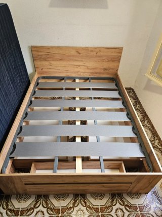 Cama 150x190 con almacenaje