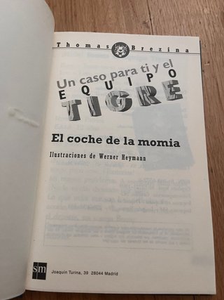Libro UN CASO PARA TÍ Y EL EQUIPO TIGRE