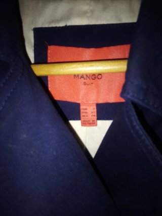 Chaqueta Mango Azul Talla S