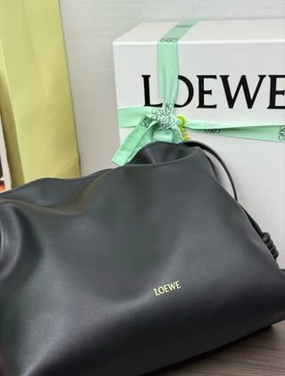 Bolso Loewe Flamenco Piel Napa Negra