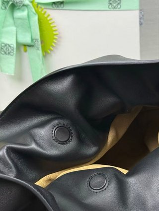 Bolso Loewe Flamenco Piel Napa Negra