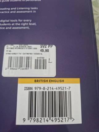 LIBRO INGLES OUTCOMES INTERMEDIATE THIRD EDITION