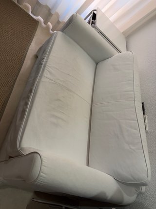 Sofá Cama Blanco Tela