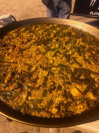 Paellas a domicilio.
