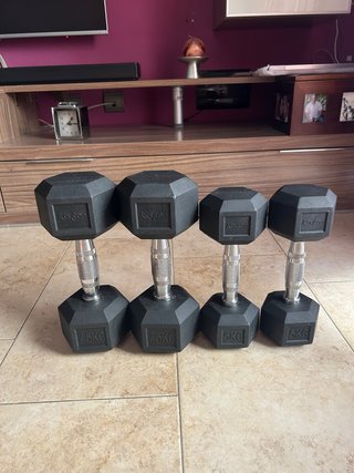 Lote Mancuernas 7.5kg y 5kg