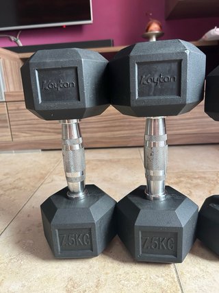 Lote Mancuernas 7.5kg y 5kg