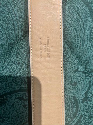 Cintura LV Damier Bianca Donna 95