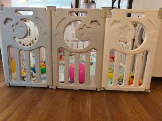 Parque infantil modular para bebés en muy buen est