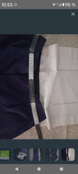 Pantalón de trabajo Velilla azul Talla M