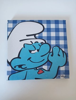 Cuadros decorativos Los Pitufos 20x20 cm
