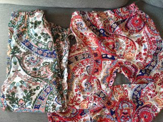 2 pantalones niña estampados