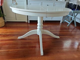 Mesa comedor redonda blanca IKEA