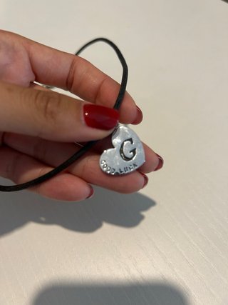 Collana con ciondolo cuore Good Luck