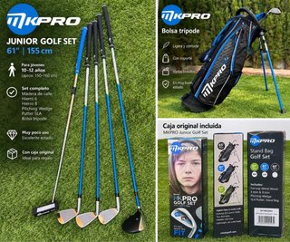 SET PALOS GOLF JUNIOR MKPRO (155 cm) MUY POCO USO
