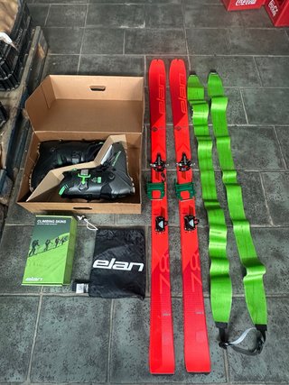 EQUIPO COMPLETO ESQUI TRAVESIA ELAN