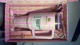 Stanley LoveShackFancy Vaso Rosa