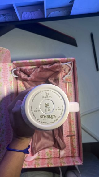 Stanley LoveShackFancy Vaso Rosa