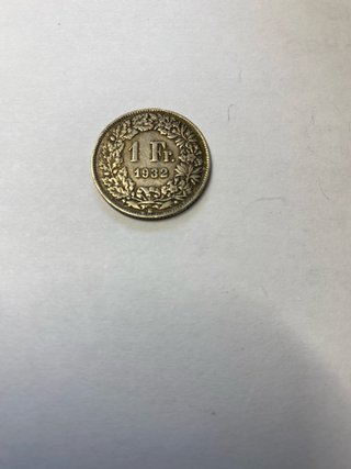 Moneda 1 Franco Suizo 1932