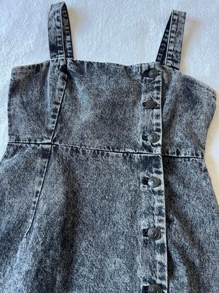 Vestido vaquero H&M negro T.38