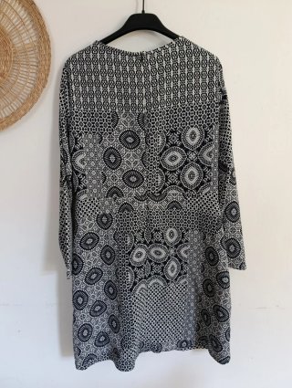 Vestito Zara fantasia bianco e nero