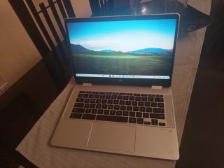 HP Chromebook Plata