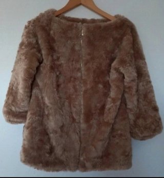 Jersey pelito beige manga larga