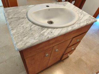 Lavabo y mueble de baño