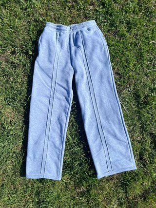 Pantalón ancho azul