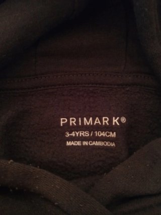 Sudadera niña Primark 3-4 años