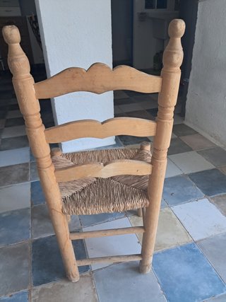 Silla de enea costurera