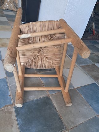 Silla de enea costurera