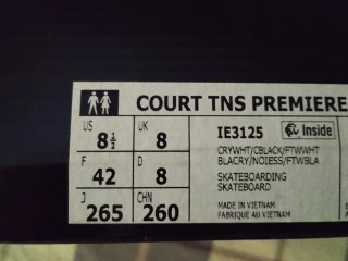 Adidas Skate Court TNS Premiere Blancas